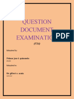 Question Document Examination