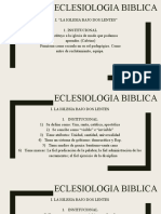 La iglesia bajo dos lentes: institucional y organismo