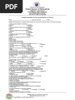 Grade 8 Science Second Periodic Test