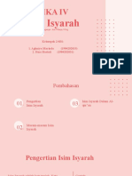 Kelompok 2 (4b1) - Isim Isyarah - Aika IV