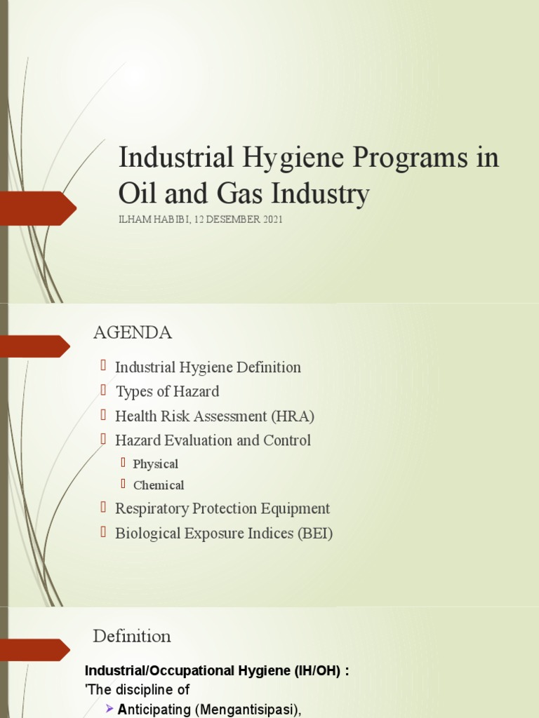 Program Higiene Industri di Migas | PDF