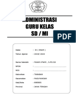 Administrasi Guru Kelas SD MI