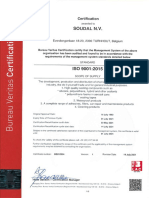 Iso 9001 Soudal NV 2021-2024 en