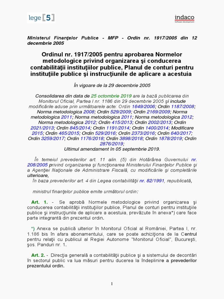 Ordin 1917 2005 pdf