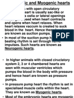 Neurogenic and Myogenic Hearts