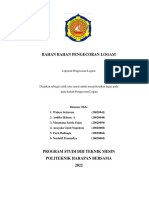 Laporan Observasi Jenis-Jenis Pasir Pengecoran Logam