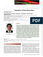 Transcriptional Regulation of Plant Secondary Metabolism