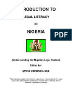 47973630 Introduction to Legal Literacy in Nigeria