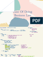 Ease of Doing Business Law