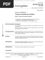 NF DTU 14.1 P1-1 - Travaux de Cuvelage | PDF