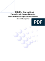 Manual-C-9102 (UL) Conventional Photoelectric Smoke Detecto20Issue1.04