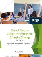 Global Warming Causes Natural Disasters