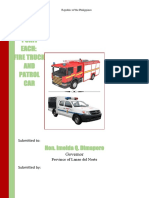 Cover Gov Imelda Dimaporo Fire Truck Patrol Car