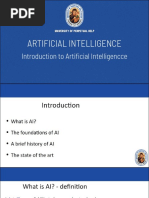 Artificial Intelligence: Introduction To Artificial Intelligencce