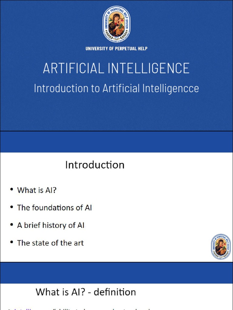 Artificial Intelligence: Introduction To Artificial Intelligencce | PDF