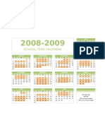 2008-2009 Academic Calendar1