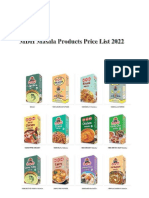 M.D.H Spices Product Price List