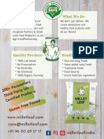 Millet Leaf Product Catalogue