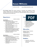 CV Template 0003