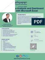 Practical Data Analysis and Dashboard Training in Excel
