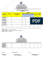 Action Plan Template English Department