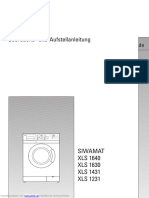 Siemens SIWAMAT XLS 1640 Manual Bedienungsanleitung DEUTSCH - GERMAN