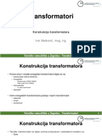 Konstrukcija Transformatora