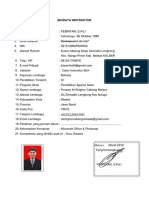 Form Biodata INSTRUKTUR