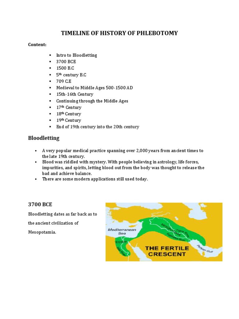 WHAT IS PHLEBOTOMY HISTORY RISKS AND SIDE EFFECTS visual data 3