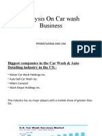 Analysis On Car Wash Business