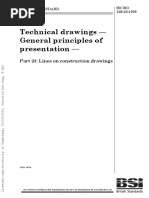 Technical Drawings - General Principles of Presentation - : Part 23: Lines On Construction Drawings