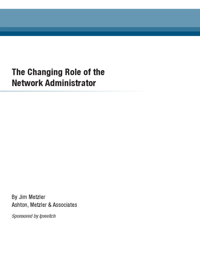 The Changing Role of The Network Administrator PDF Wireless Lan