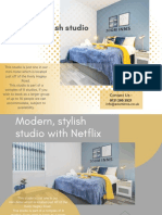 Modern Stylish Studio Netflix Zoom Inns Birmingham