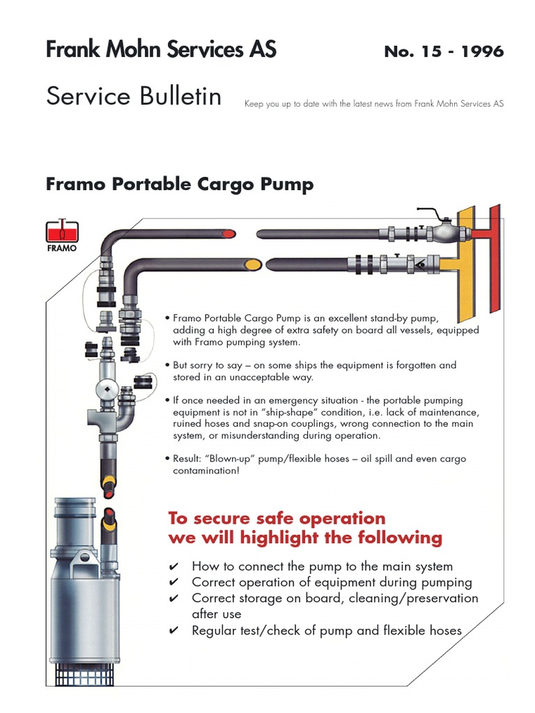 15 FRAMO Portable Cargo Pump PDF Pump Valve