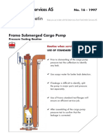 16 - FRAMO Submerged Cargo Pump - Pressure Testing Routine