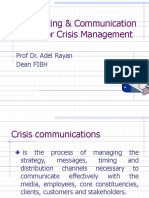Crises Management - Mba.3 4