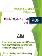 G7 Math Q2-Week 4 - Addition and Subtraction of Polynomials