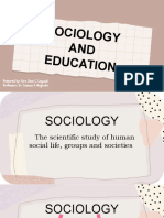 Sociology & Education
