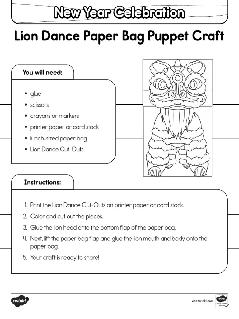 black-and-white-new-year-celebration-lion-dance-paper-bag-puppet-craft