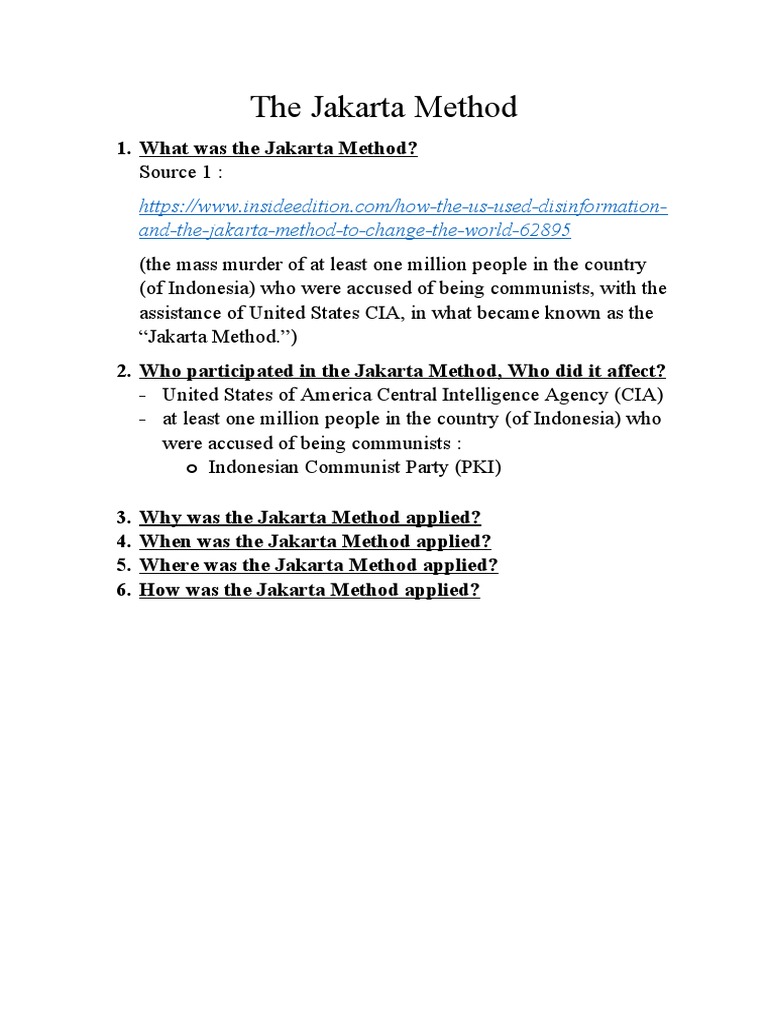 The Jakarta Method PDF