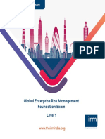 Global Enterprise Risk Management Foundation Exam
