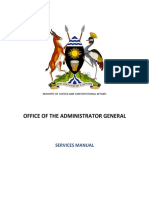 Administrator General Service Manual