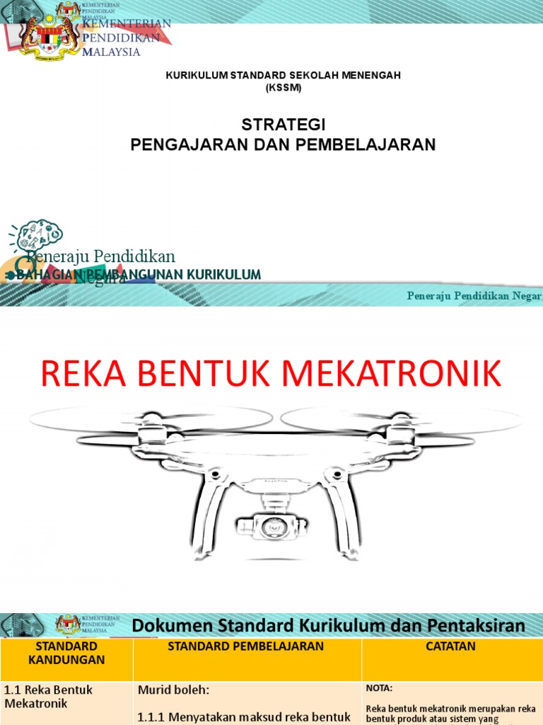 Bab 1 - Rekabentuk Mekatronik | PDF