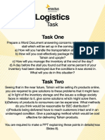Task - Logistics