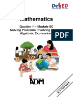 Mathematics: Quarter 1 - Module 5C