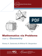 Mathematics Via Problems Part 2 Geometry