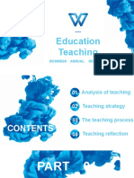Education Teaching: Business Annual