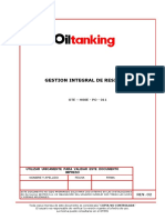 OTE-HSSE-PO-011 Gestión Integral de Residuos