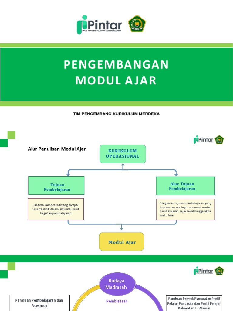 Pengembangan Modul Ajar Kurikulum Merdeka | PDF | Karier & Perkembangan