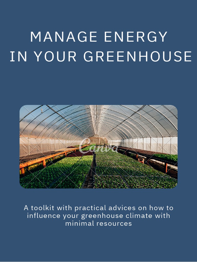 Manage Energy in Your Greenhouse | PDF | Humidity | Greenhouse